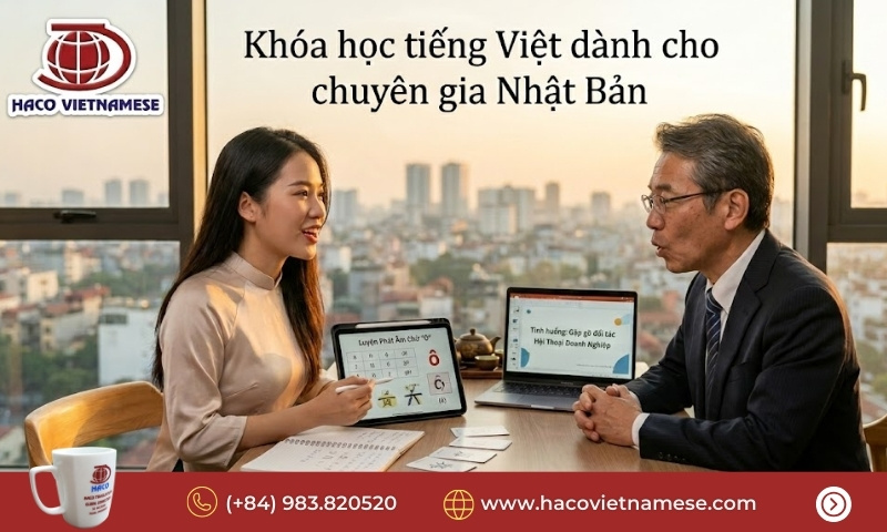 Tiếng Việt cho chuyên gia Nhật Bản