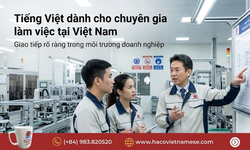 Tiếng Việt cho chuyên gia Nhật Bản