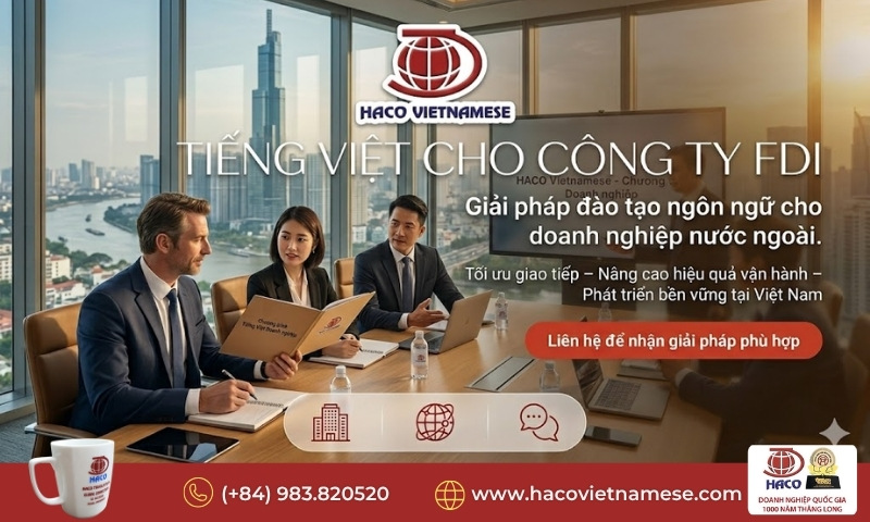 Tiếng Việt cho công ty FDI