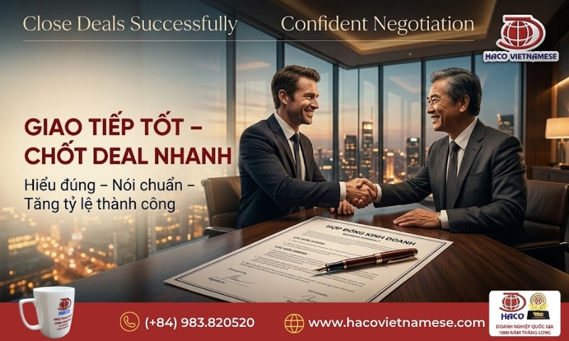 Tiếng Việt cho đàm phán kinh doanh