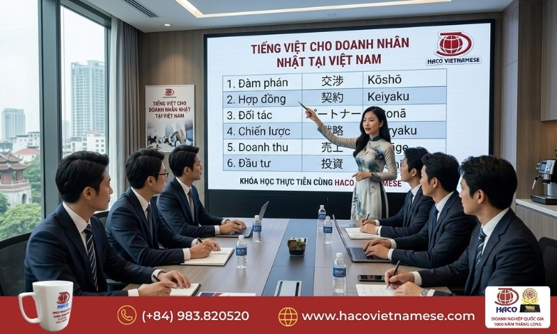 Tiếng Việt Cho Doanh Nhân Nhật Tại Việt Nam