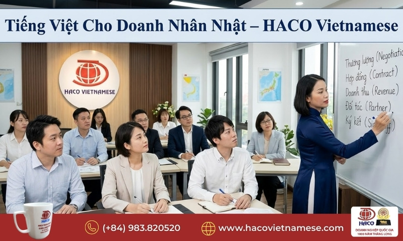 Tiếng Việt Cho Doanh Nhân Nhật Tại Việt Nam