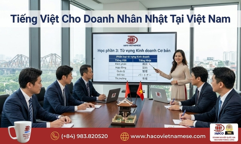Tiếng Việt Cho Doanh Nhân Nhật Tại Việt Nam
