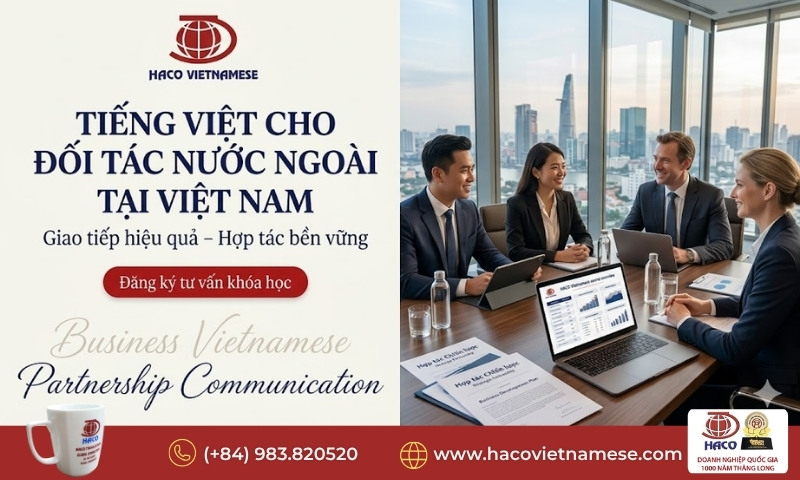 Tiếng Việt cho đối tác nước ngoài tại Việt Nam