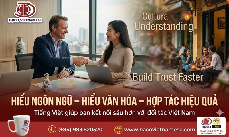 Tiếng Việt cho đối tác nước ngoài tại Việt Nam