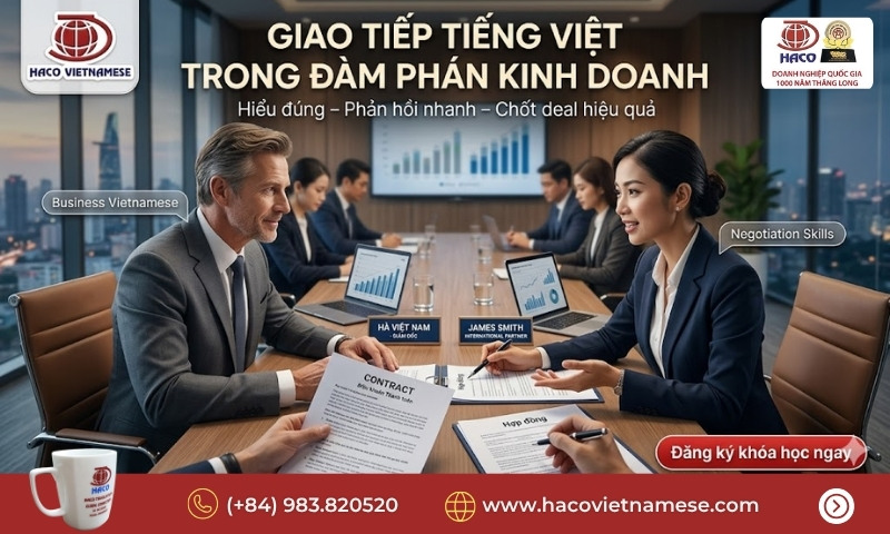 Tiếng Việt cho đối tác nước ngoài tại Việt Nam