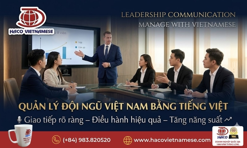Tiếng Việt cho đối tác nước ngoài tại Việt Nam