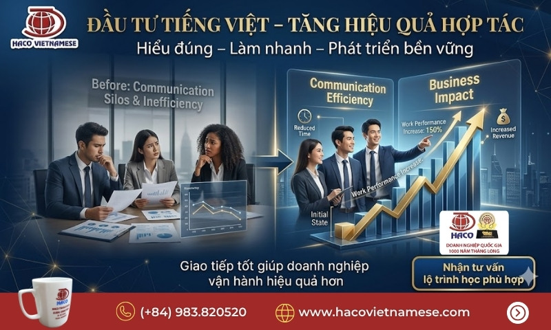 Tiếng Việt cho đối tác nước ngoài tại Việt Nam