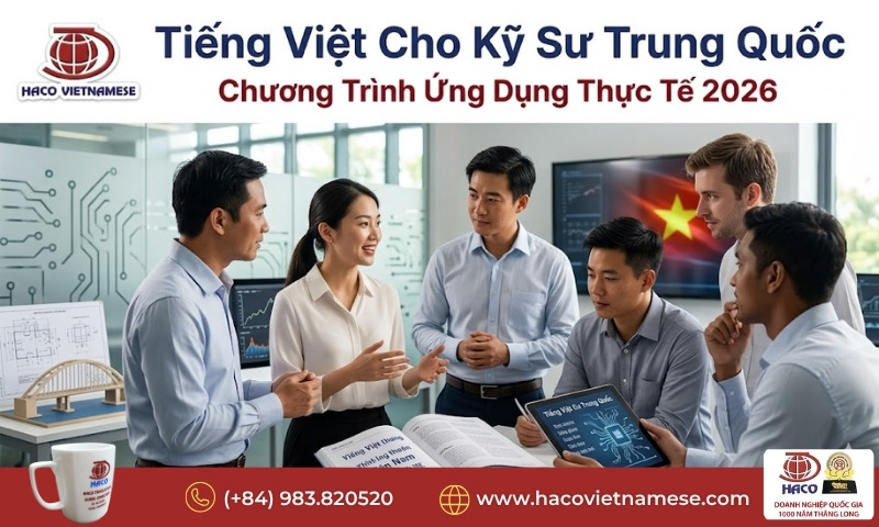 Tiếng Việt cho kỹ sư Trung Quốc tại Việt Nam