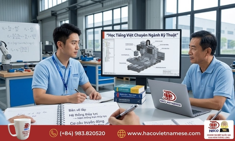 Tiếng Việt cho kỹ sư Trung Quốc tại Việt Nam