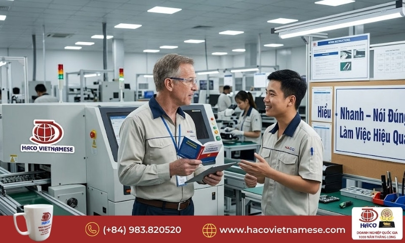 Tiếng Việt cho kỹ sư Trung Quốc tại Việt Nam