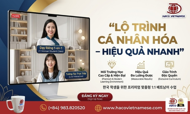 Tiếng Việt Cho Người Hàn Tại TPHCM Hiệu Quả 