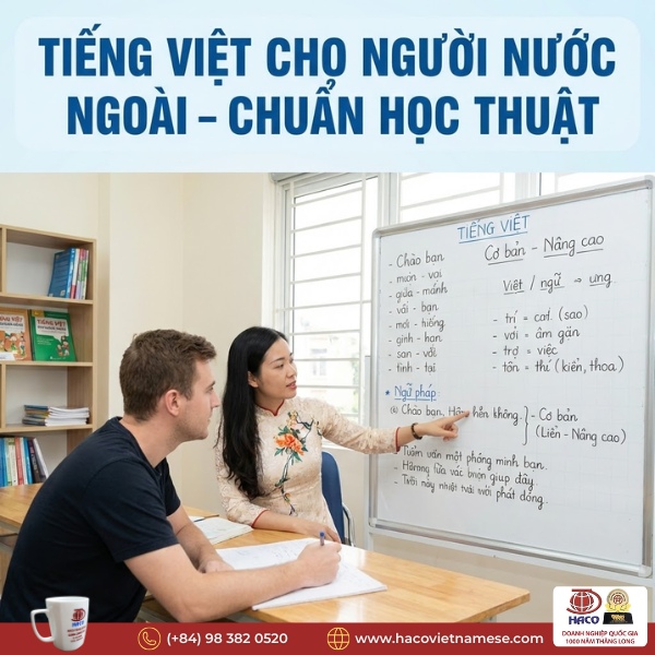 Tiếng Việt cho người nước ngoài chuẩn giáo trình