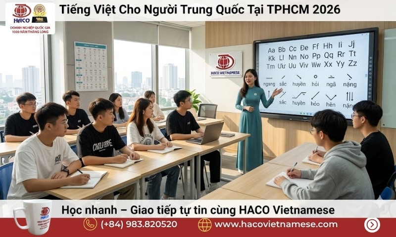 Tiếng Việt cho người Trung Quốc tại TPHCM