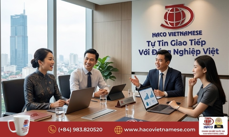 Tiếng Việt cho nhân sự Trung Quốc làm việc tại VN