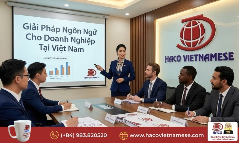 Tiếng Việt cho nhân sự Trung Quốc làm việc tại VN
