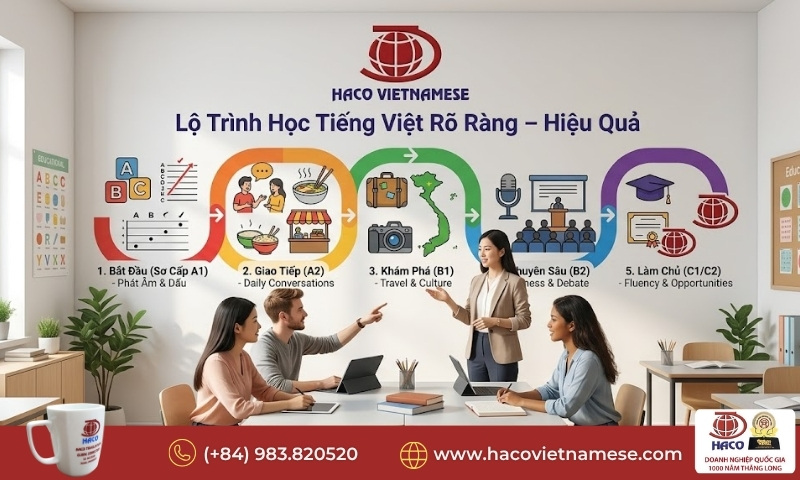 Tiếng Việt cho nhân sự Trung Quốc làm việc tại VN