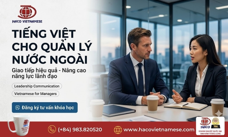 Tiếng Việt cho quản lý nước ngoài