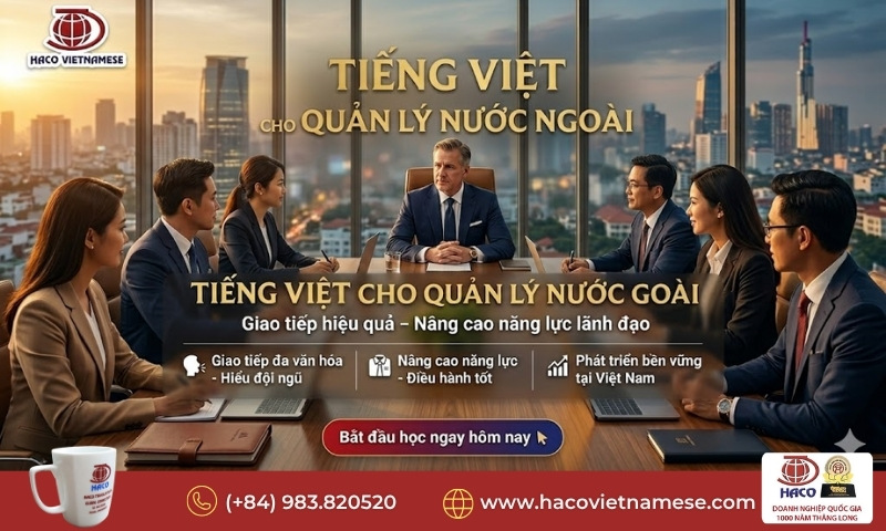 Tiếng Việt cho quản lý nước ngoài
