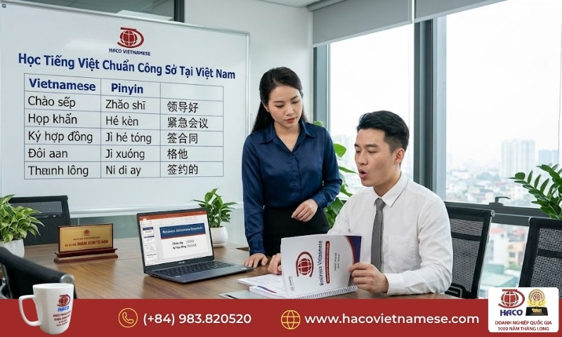 Tiếng Việt chuyên nghiệp cho người Trung Quốc tại Việt Nam
