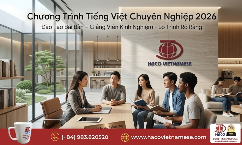 Tiếng Việt chuyên nghiệp cho người Trung Quốc tại Việt Nam