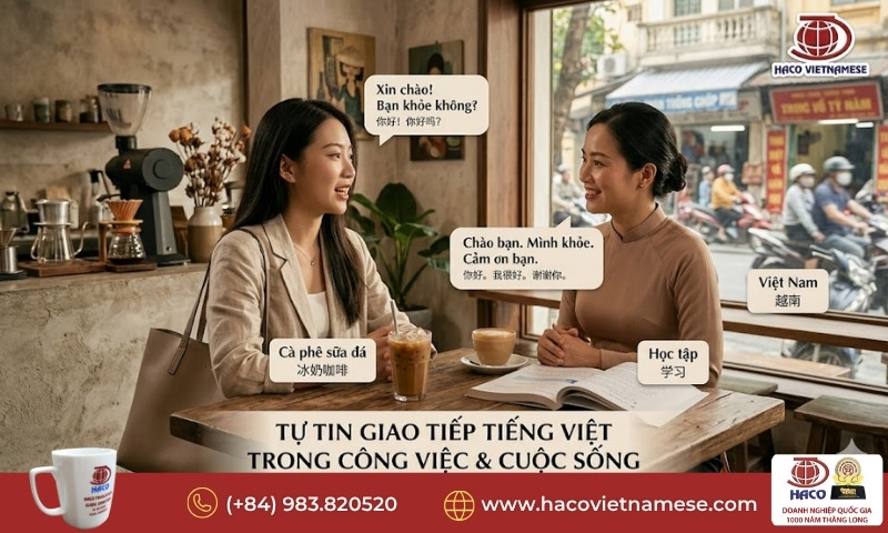 Tiếng Việt chuyên nghiệp cho người Trung Quốc tại Việt Nam