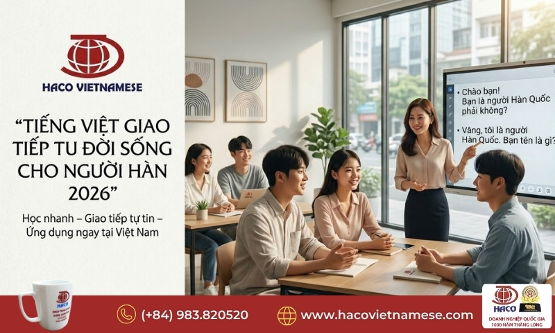 Tiếng Việt Giao Tiếp Đời Sống Cho Người Hàn
