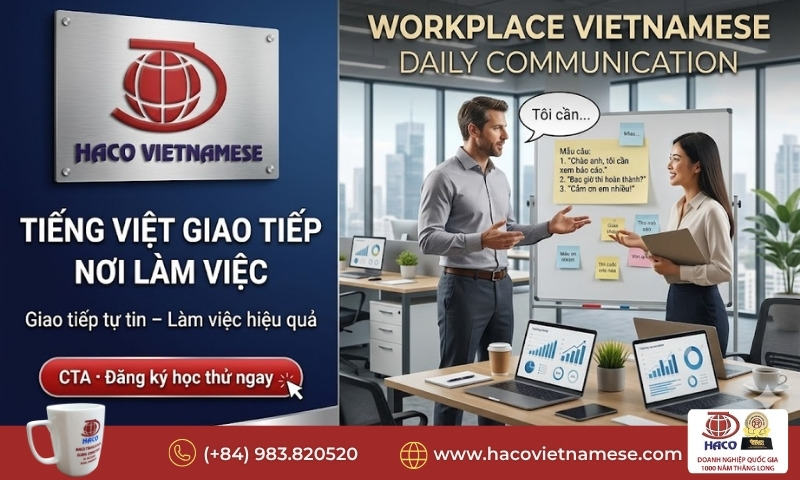 Tiếng Việt giao tiếp nơi làm việc