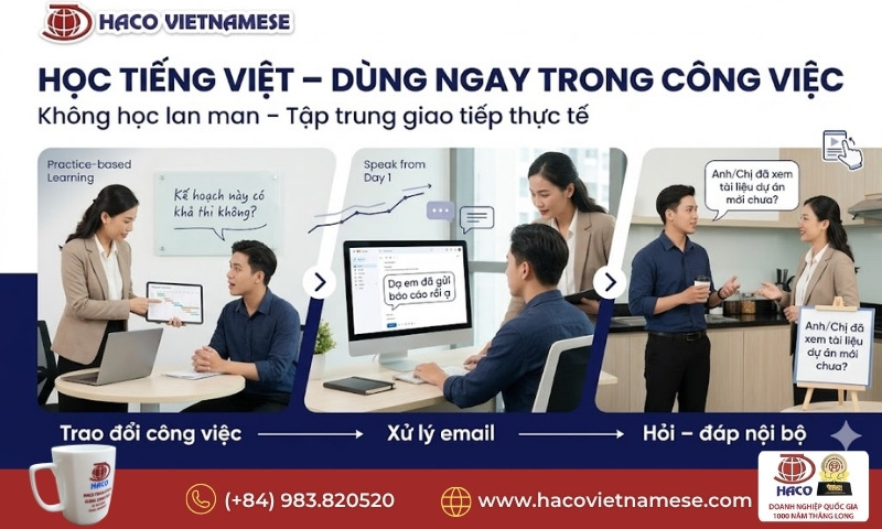 Tiếng Việt giao tiếp nơi làm việc