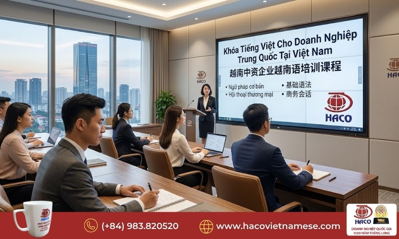 Tiếng Việt phục vụ kinh doanh cho người Trung 2026