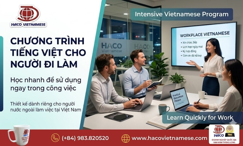 Chương trình tiếng Việt cho người đi làm