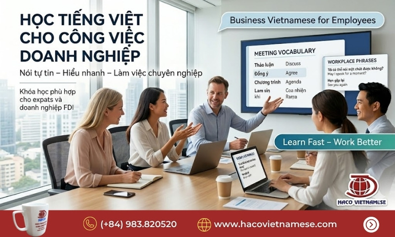 Chương trình tiếng Việt cho người đi làm