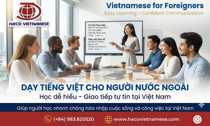Dạy tiếng Việt cho người nước ngoài