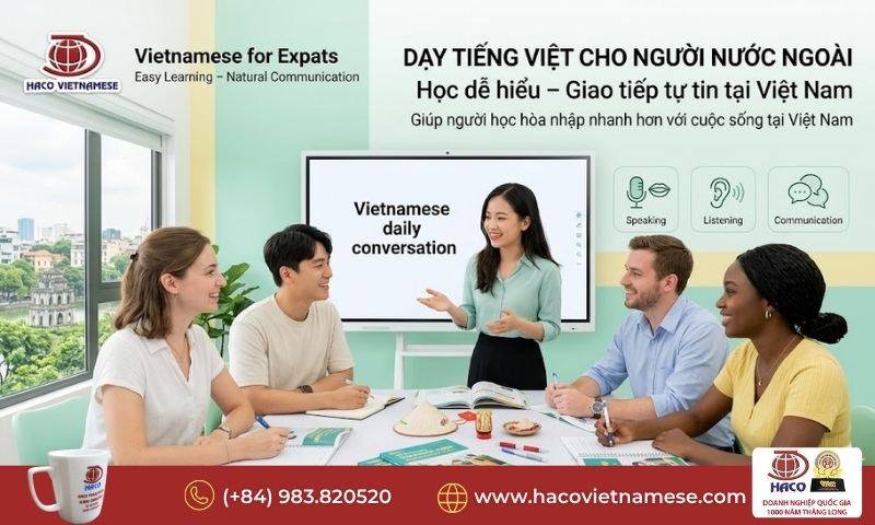 Dạy tiếng Việt cho người nước ngoài