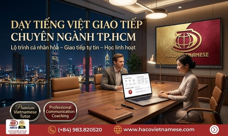 Dạy tiếng Việt giao tiếp chuyên ngành TP.HCM