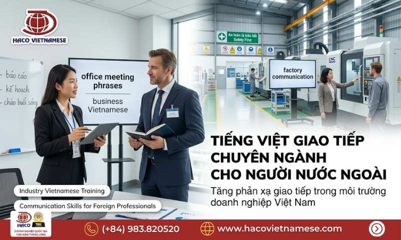 Dạy tiếng Việt giao tiếp chuyên ngành TP.HCM