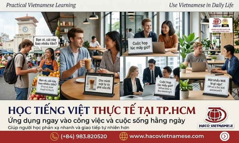Dạy tiếng Việt giao tiếp chuyên ngành TP.HCM