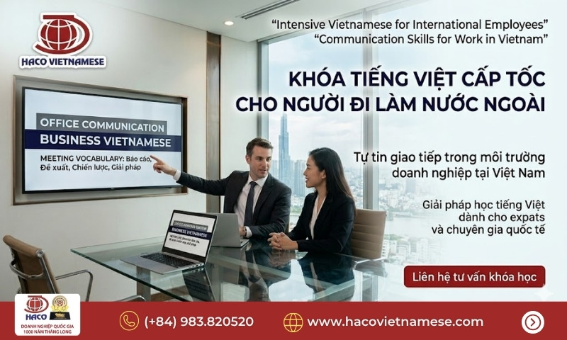 Học tiếng Việt cấp tốc cho người nước ngoài TP.HCM