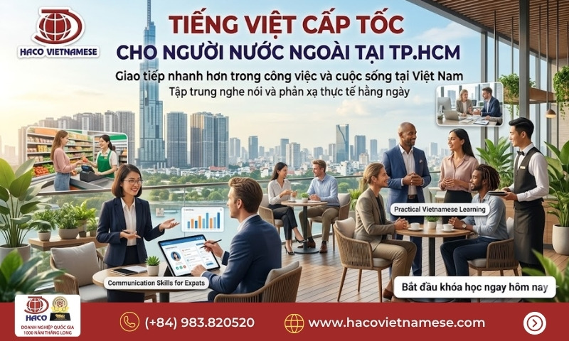 Học tiếng Việt cấp tốc cho người nước ngoài TP.HCM