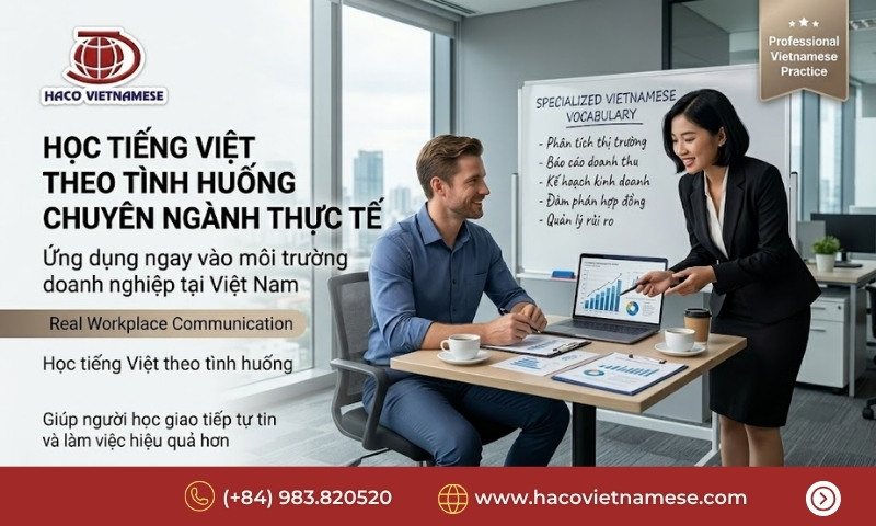 Học tiếng Việt chuyên ngành hiệu quả