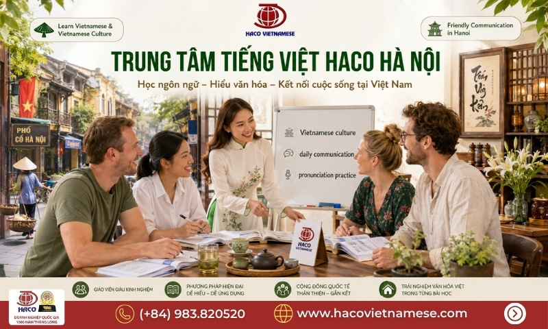 Trung tâm đào tạo tiếng Việt uy tín Hà Nội