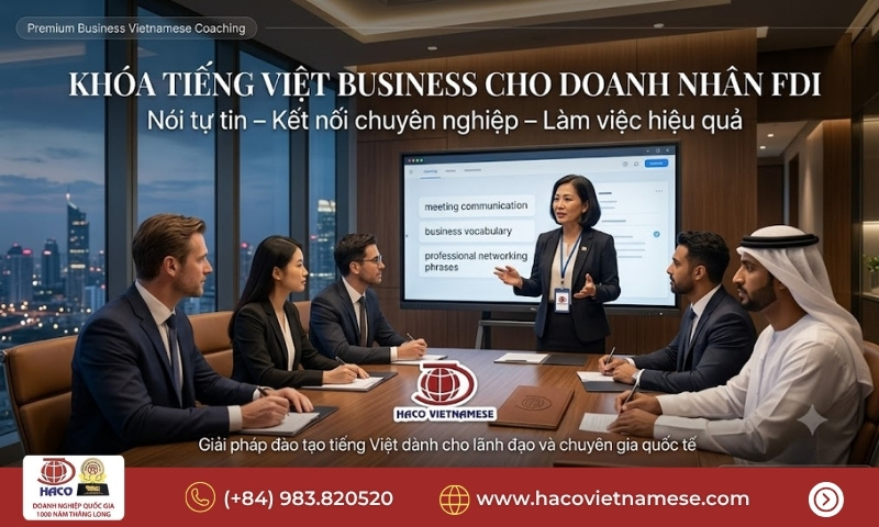Trung tâm tiếng Việt HACO Sài Gòn