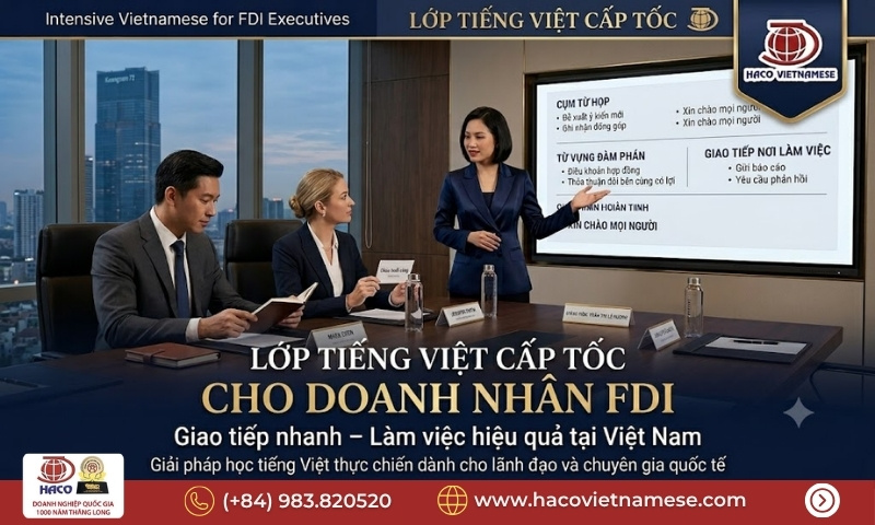 Trung tâm tiếng Việt HACO Sài Gòn