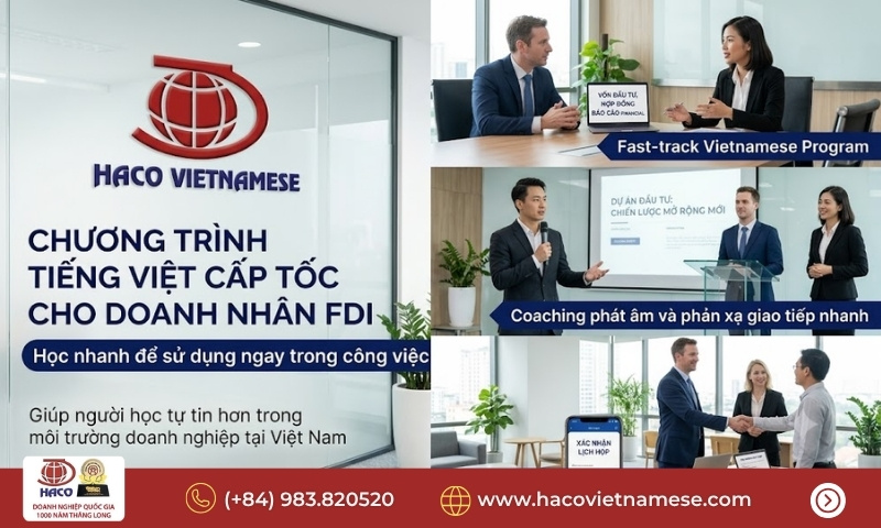 Trung tâm tiếng Việt HACO Sài Gòn