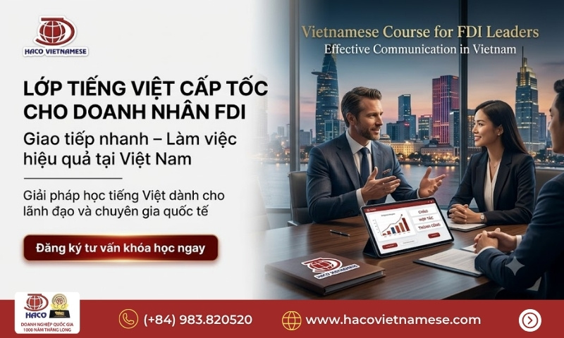 Trung tâm tiếng Việt HACO Sài Gòn